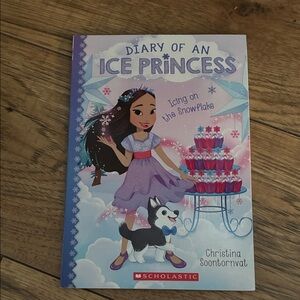 Scholastic Ice Princess Book with Purple and Blue Cover
